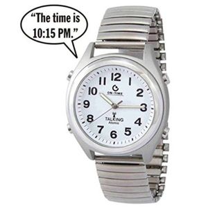Talking Atomic Watch Silver